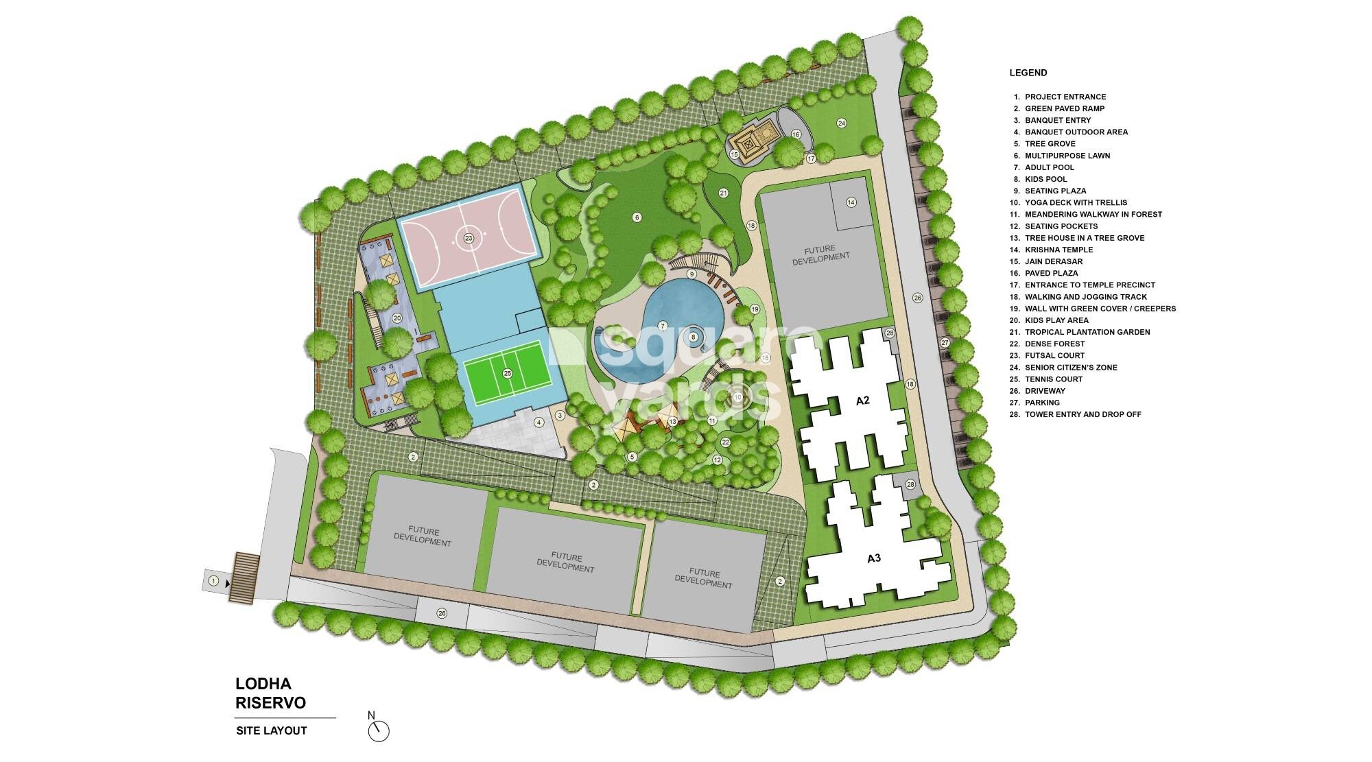 Lodha Riservo Master Plan Image