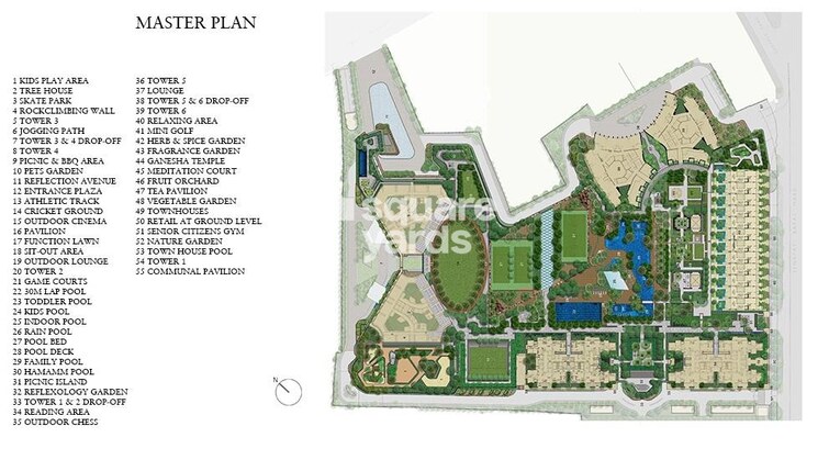 Lodha The Park Master Plan Image