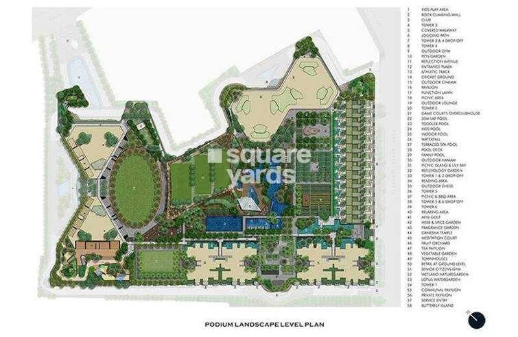 Lodha The Park Side Master Plan Image