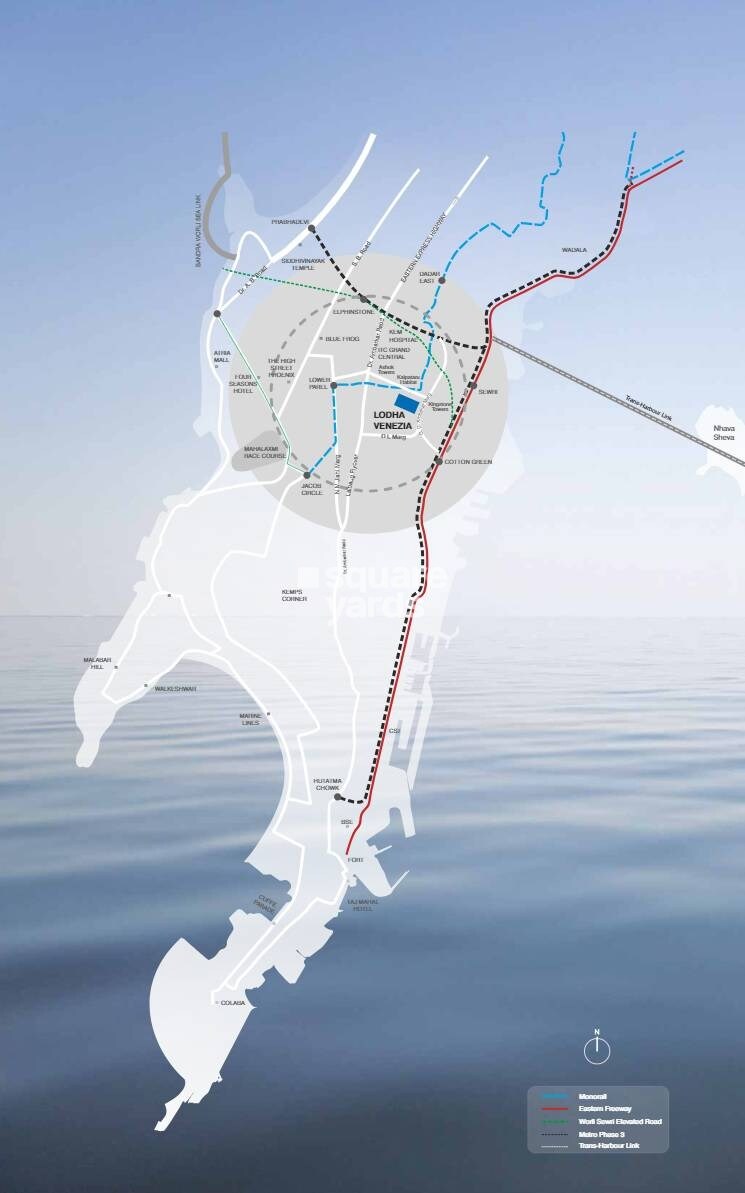 Lodha Venezia Location Image