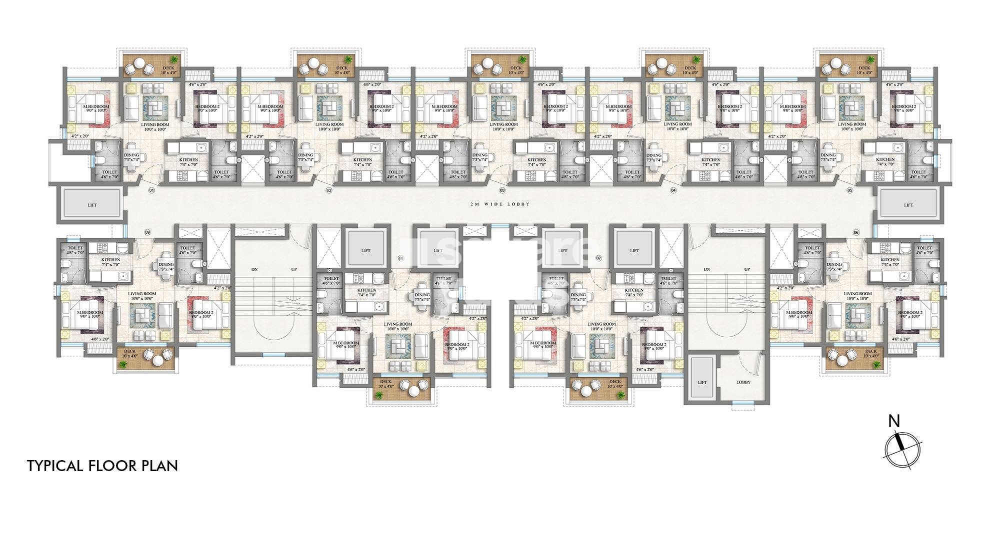 Lodha Vikhroli in Vikhroli West, Mumbai @ 1.44 Cr - Floor Plans ...