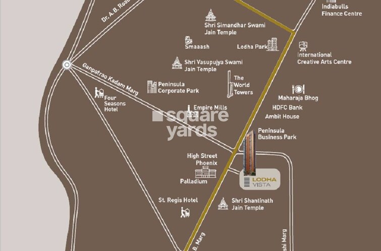 Lodha Vista Location Image