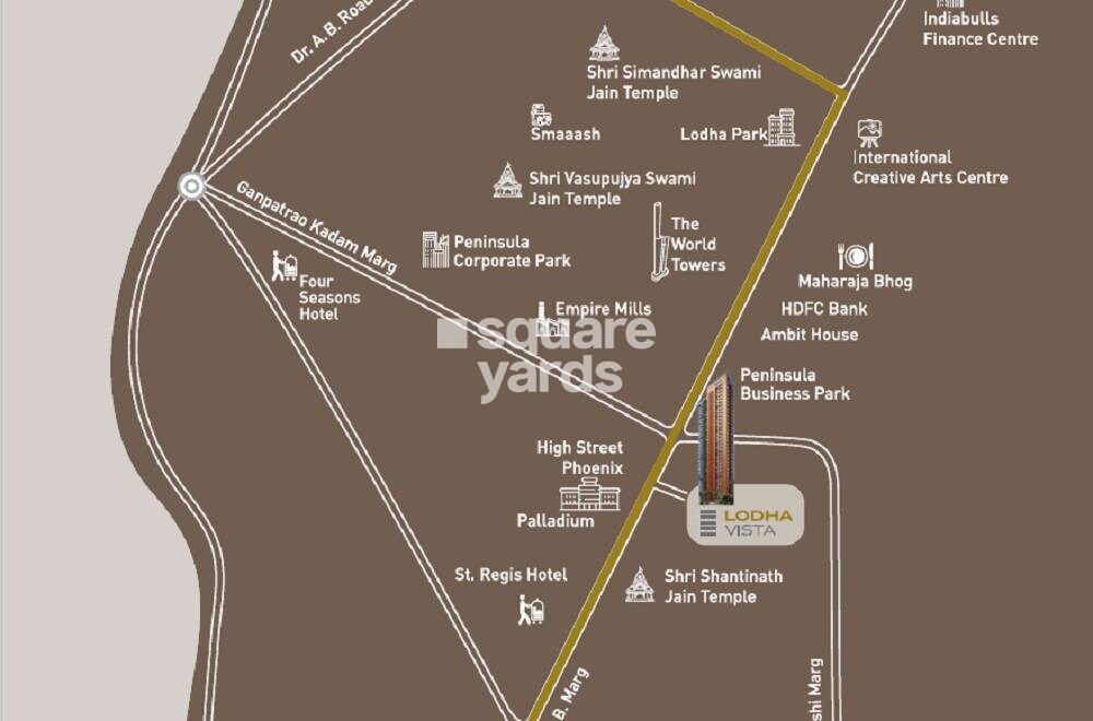 Lodha Vista Location Image