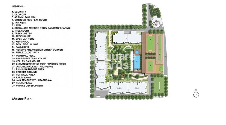 Lodha Woods Master Plan Image
