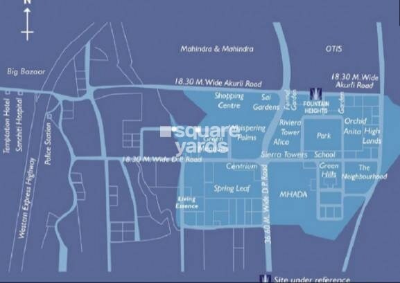 Lokhandwala Fountain Heights Lift Lobby Image