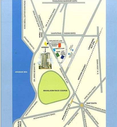 Lokhandwala Infrastructure Harmony Location Image