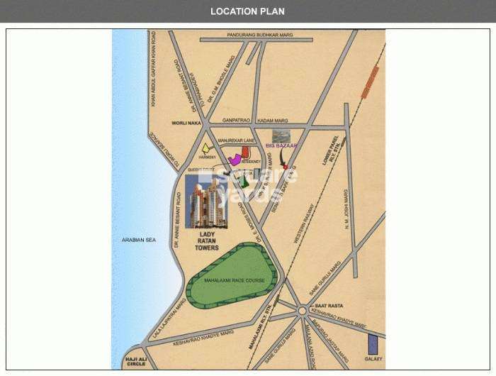 lokhandwala infrastructure lady ratan tower project location image1