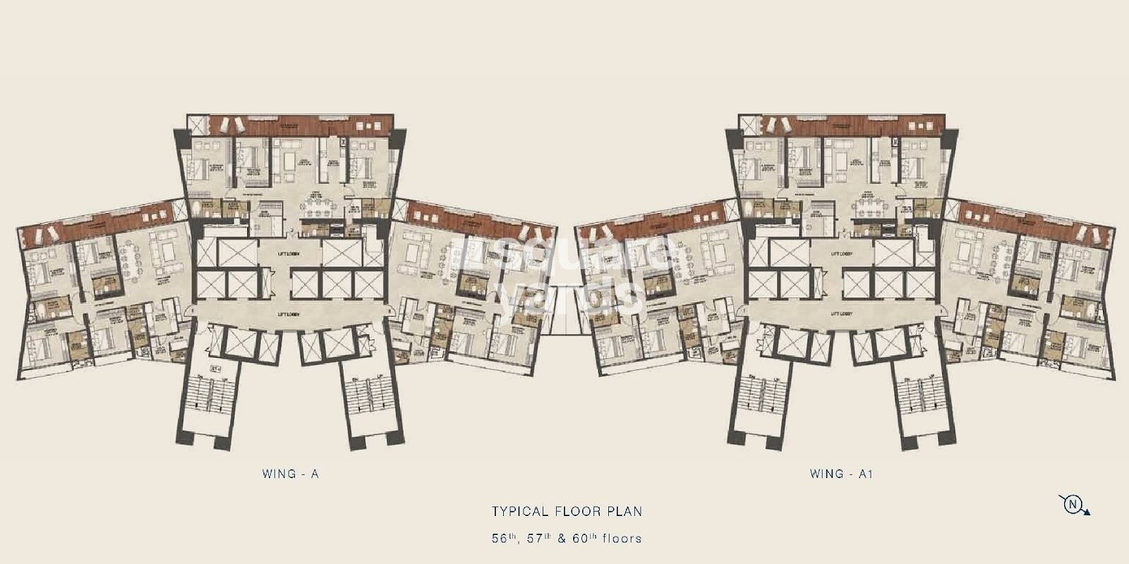 Lokhandwala Infrastructure Minerva Floor Plans 1