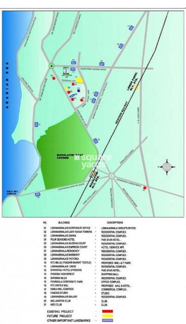 Lokhandwala Infrastructure Victoria Location Image