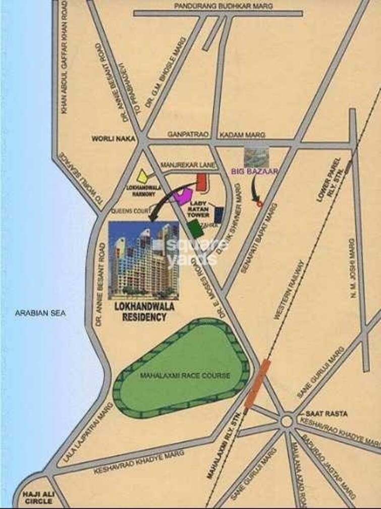 Lokhandwala Residency Location Image