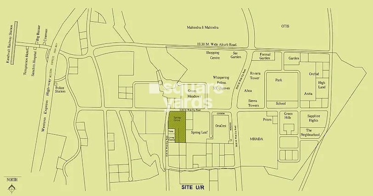 Lokhandwala Spring Grove Location Image