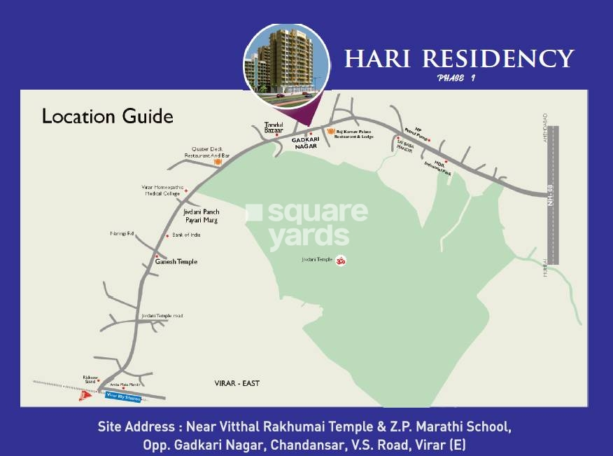 Lotus Hari Residency Location Image