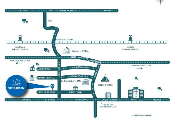 Lotus Sky Garden Location Image
