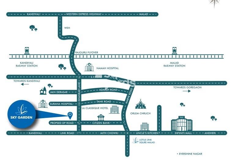 Lotus Sky Garden Location Image