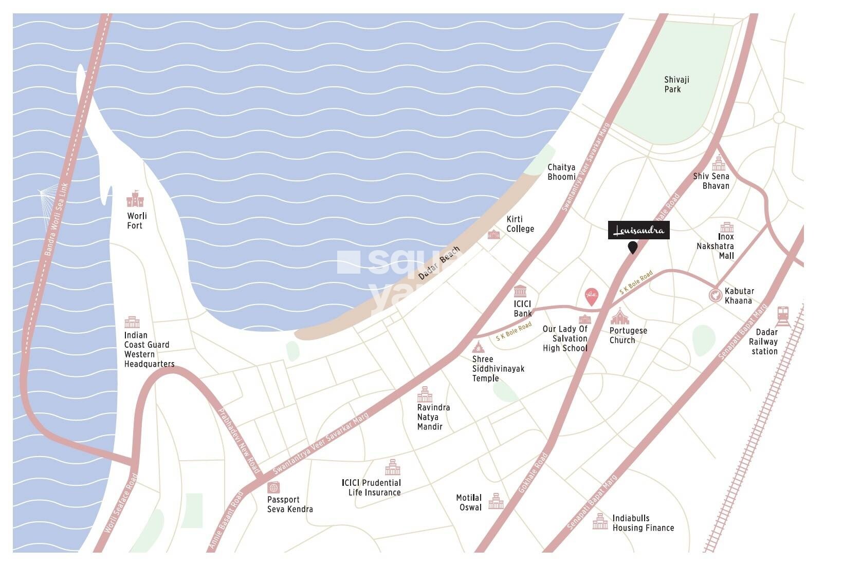 Louisandra Apartment Location Image