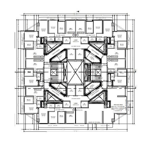 M K Fatima Heights Floor Plans