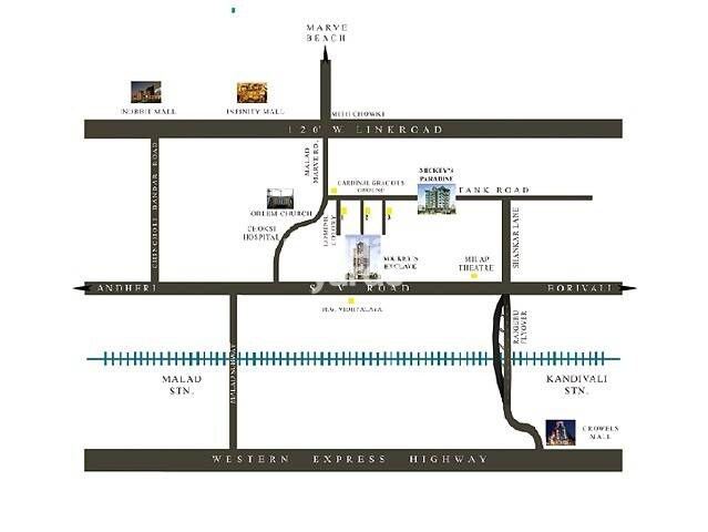 M S Mody Mickeys Enclave Location Image