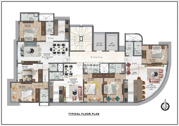 M4 Ocean View Floor Plans