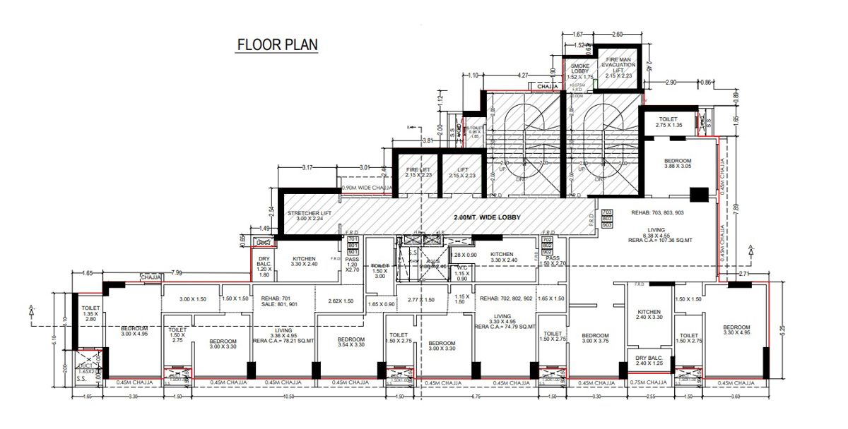 Maanveer Sky Crest 8 Floor Plans