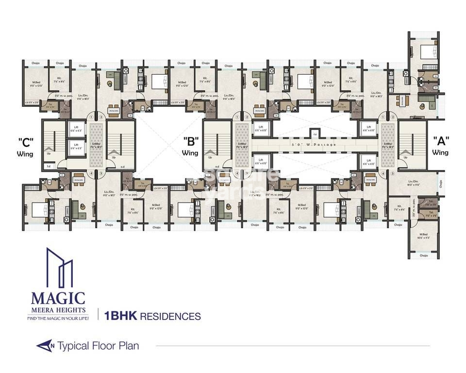 Magic Meera Heights Floor Plans