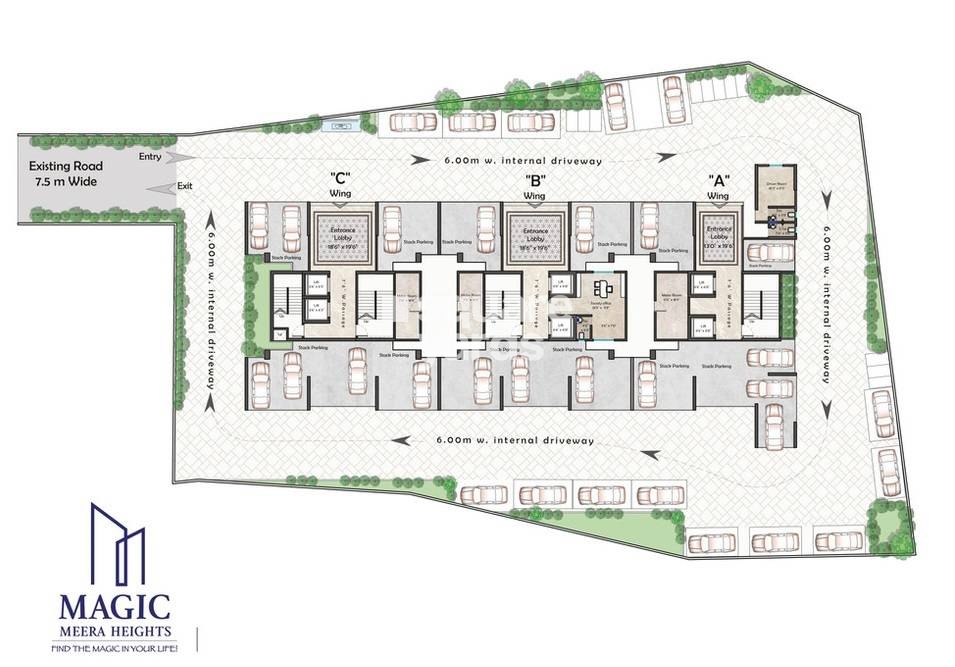 Magic Meera Heights Master Plan Image