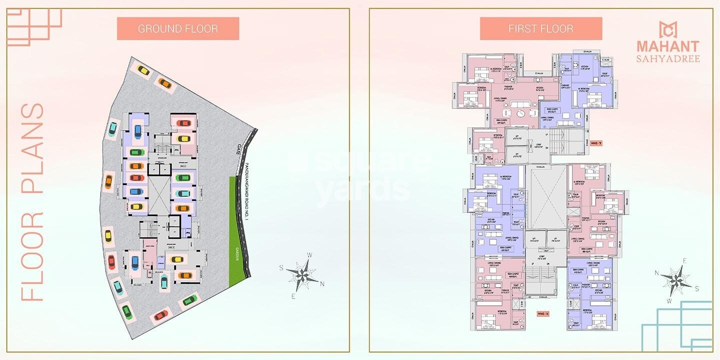 Mahant Sahyadree Floor Plans 1