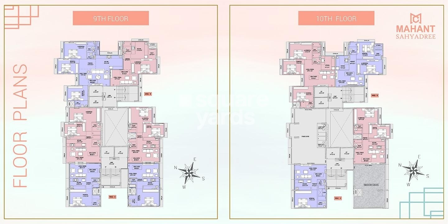 Mahant Sahyadree Floor Plans 3