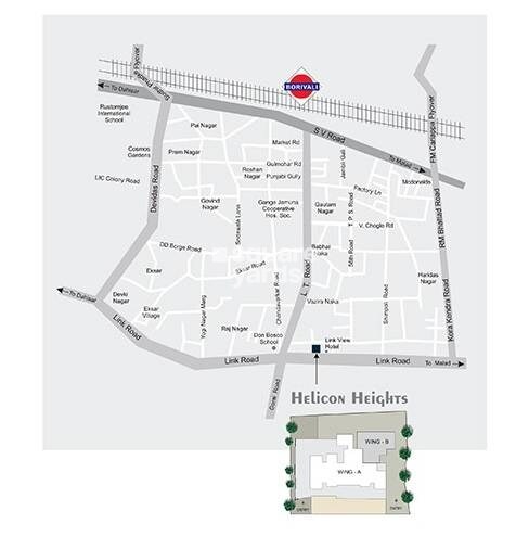 Mahavir Helicon Heights Location Image
