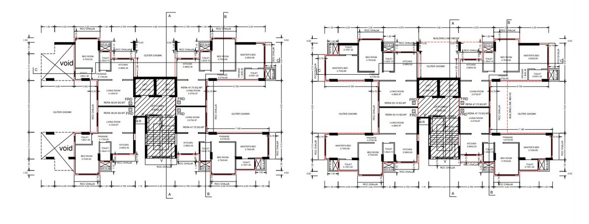 Mahavir Sagar CHS Borivali Floor Plans