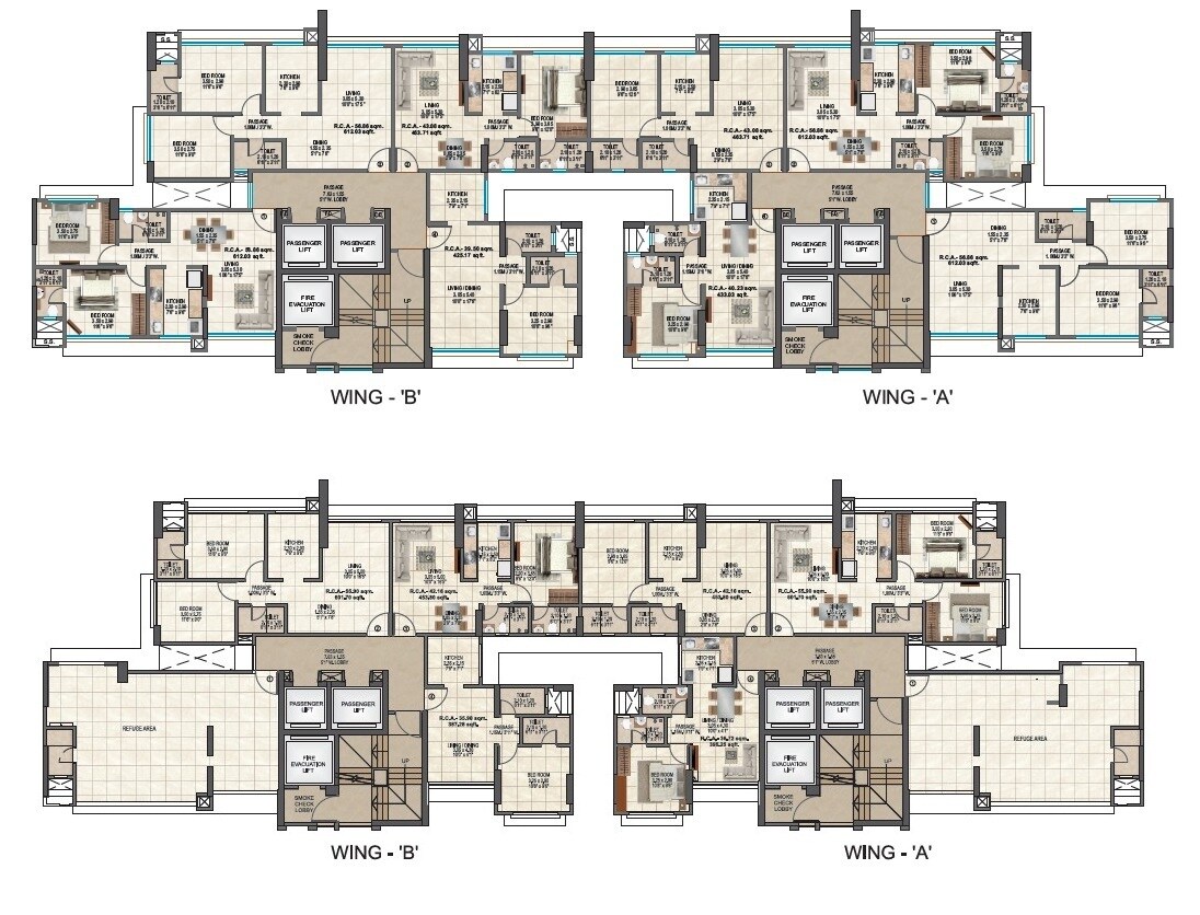 Mahavir Surylok Floor Plans
