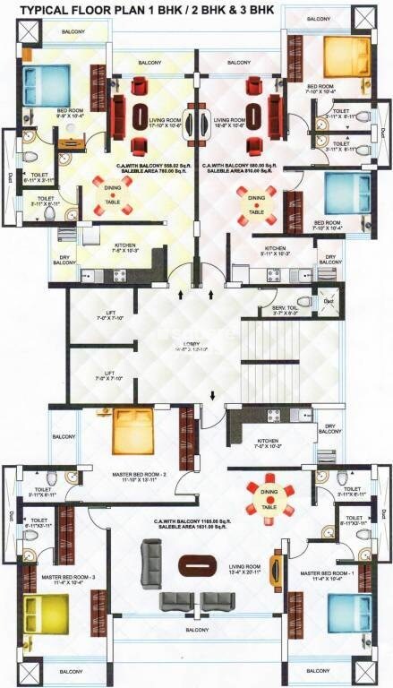 Mahimkar Residency Floor Plans