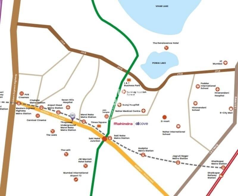 Mahindra Alcove Location Image