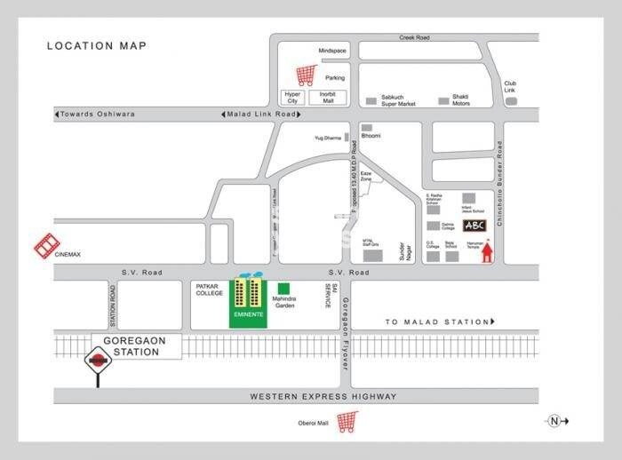 Mahindra Lifespaces Eminente Phase 2 Location Image
