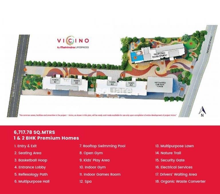 Mahindra Lifespaces Vicino A1 A2 Master Plan Image