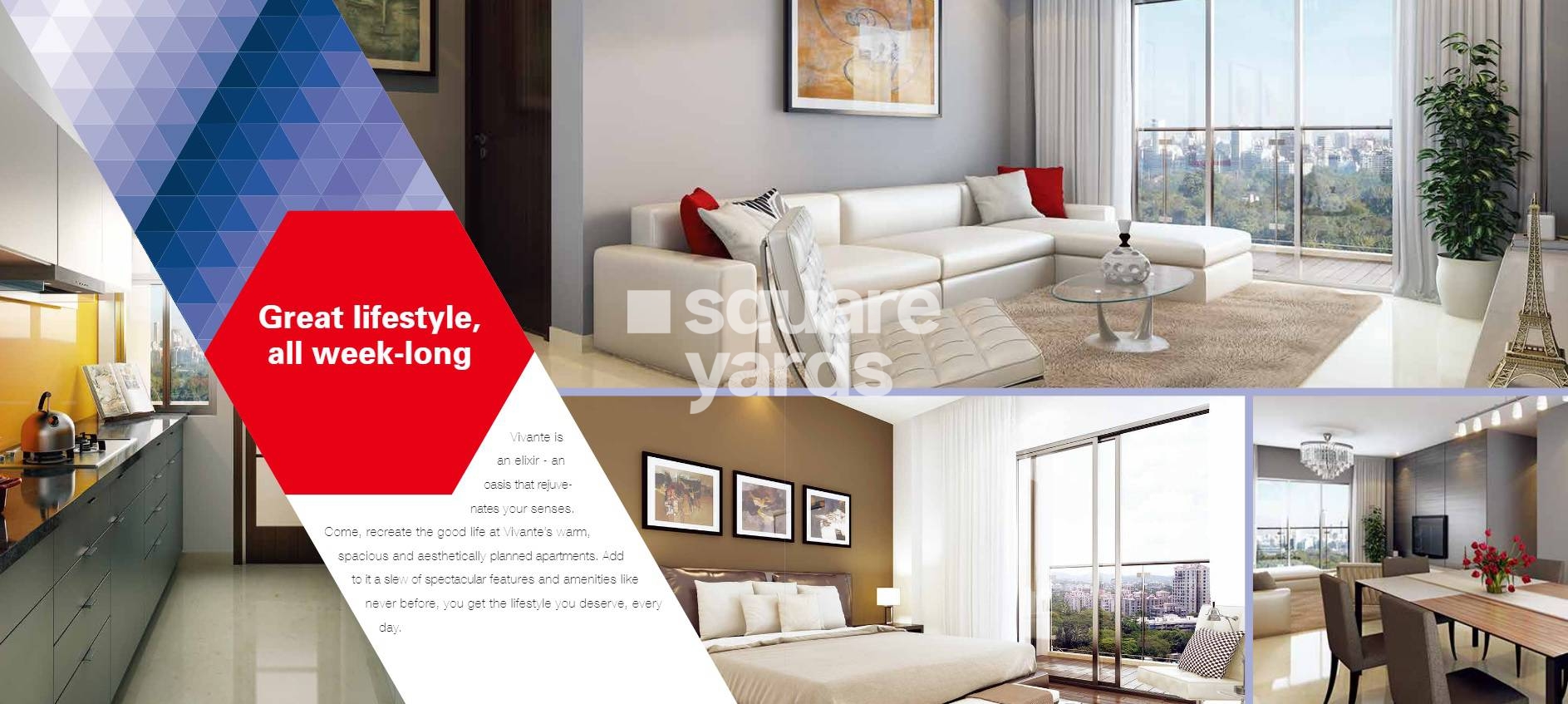 Mahindra Lifespaces Vivante Apartment Interiors