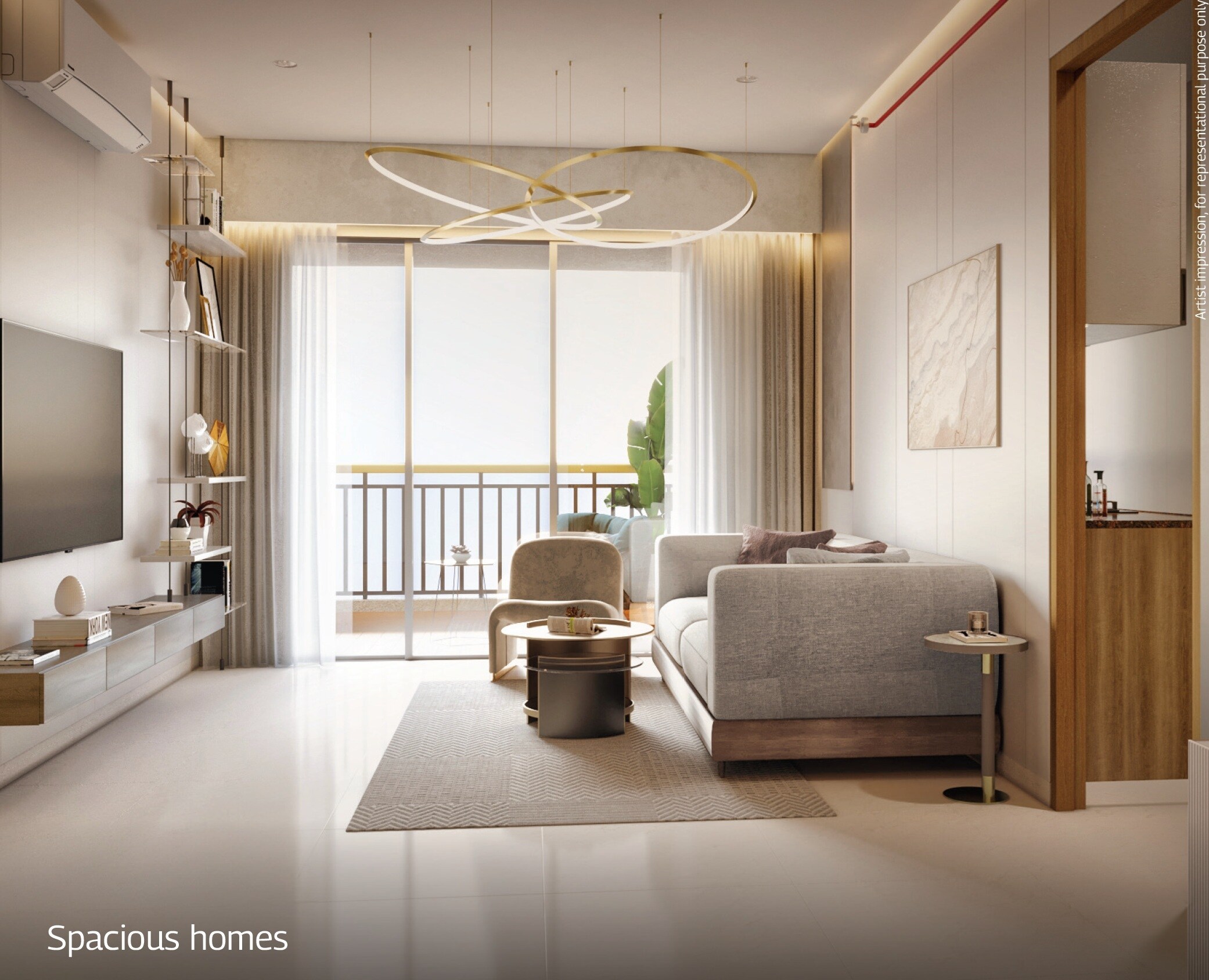 Mahindra Marina 64 Apartment Interiors 3