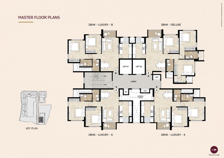 Mahindra Marina 64 Floor Plans