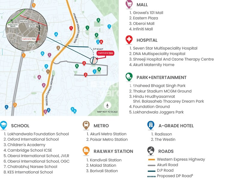 Mahindra Vista Location Image