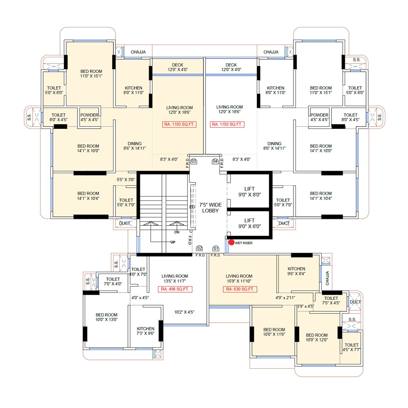 Majestic Sarayu Sabari Floor Plans