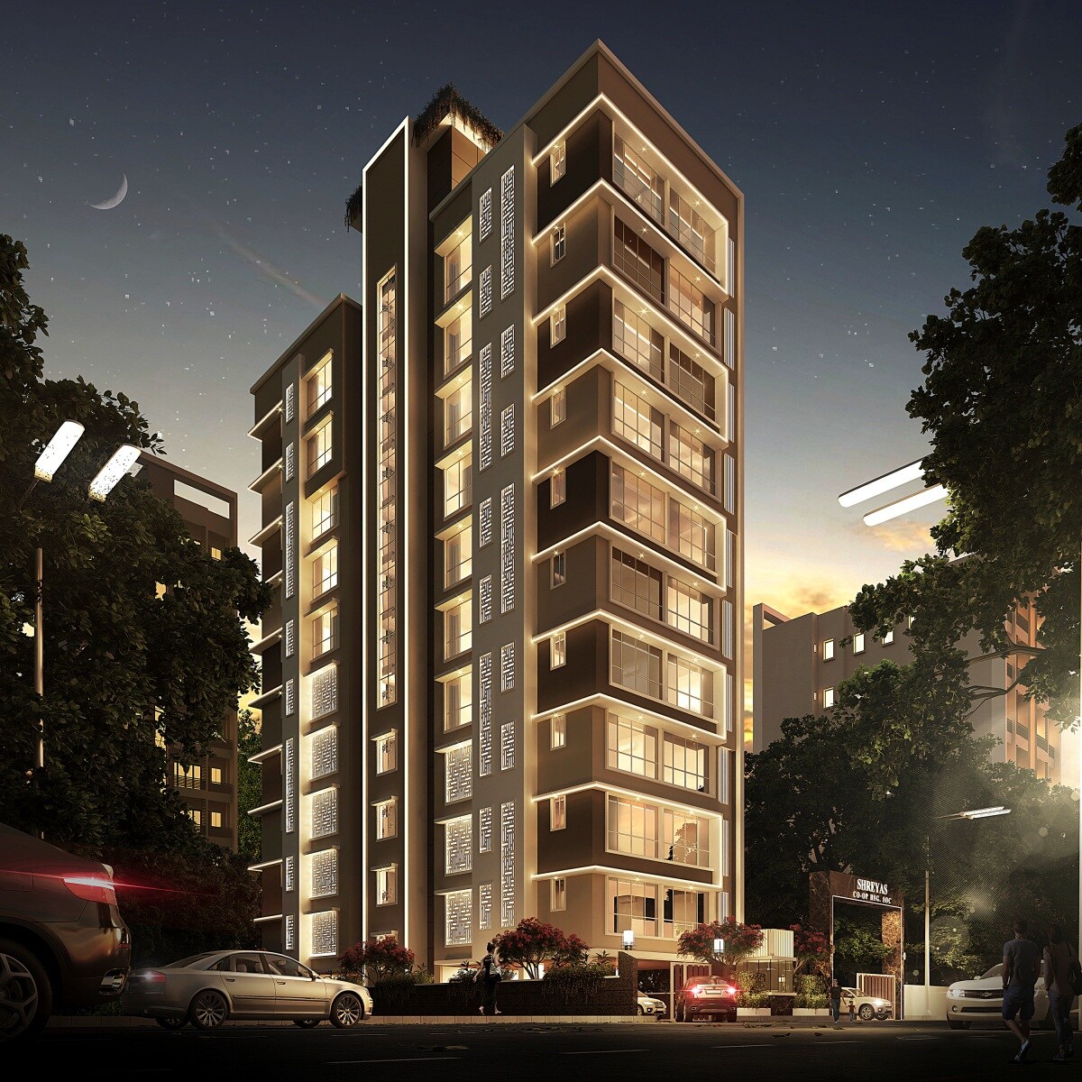 Majestic Shreyas CHS Apartment Exteriors