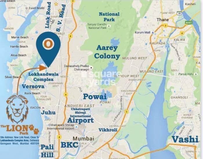 Makwana The Lion Park Location Image