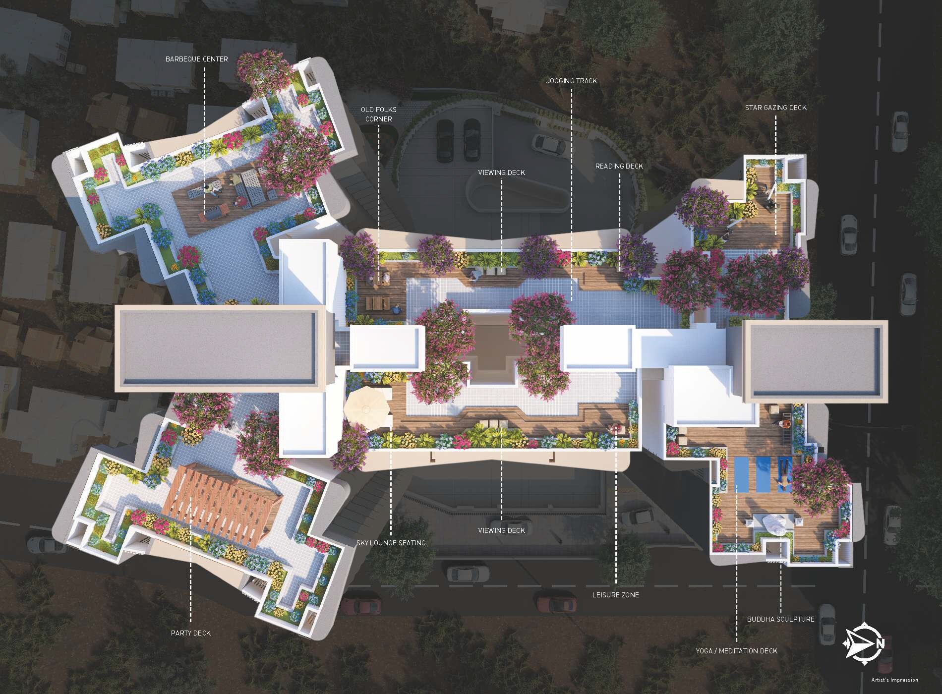 Mamtora Ascend Tower Master Plan Image