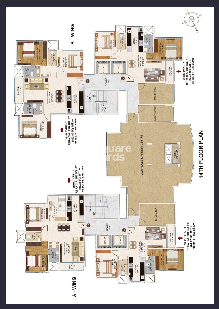 Man Aaradhya One Floor Plans 1