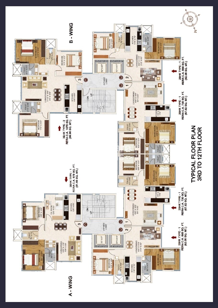 Man Aaradhya One Floor Plans 3