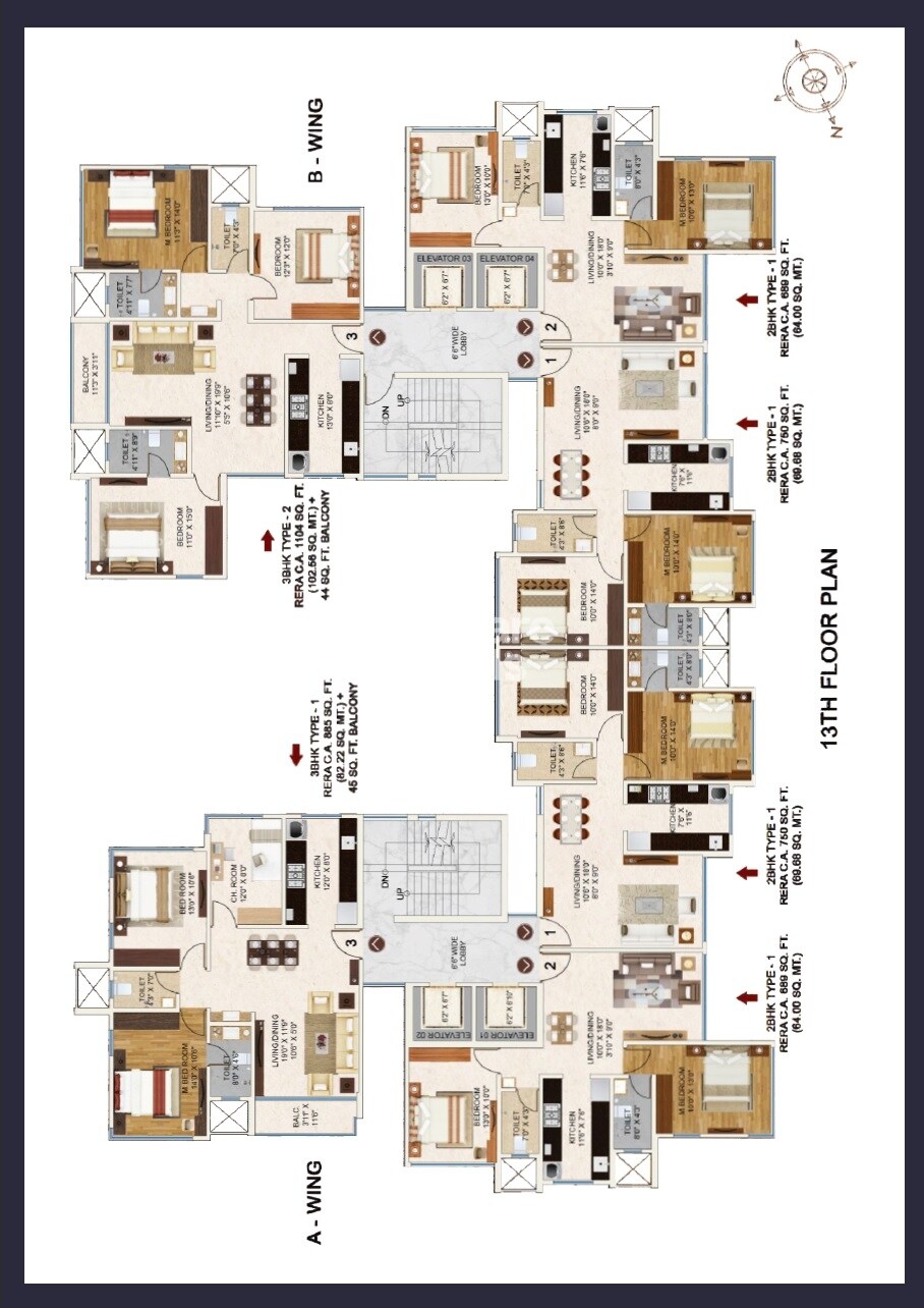 Man Aaradhya One Floor Plans 2