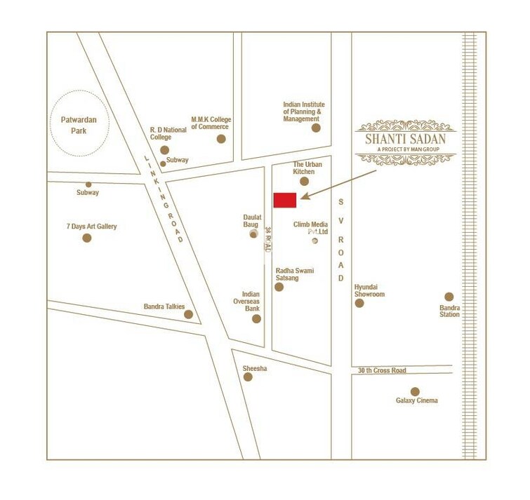 Man Shanti Sadan Location Image