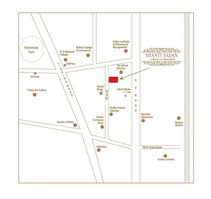 Man Shanti Sadn Location Image