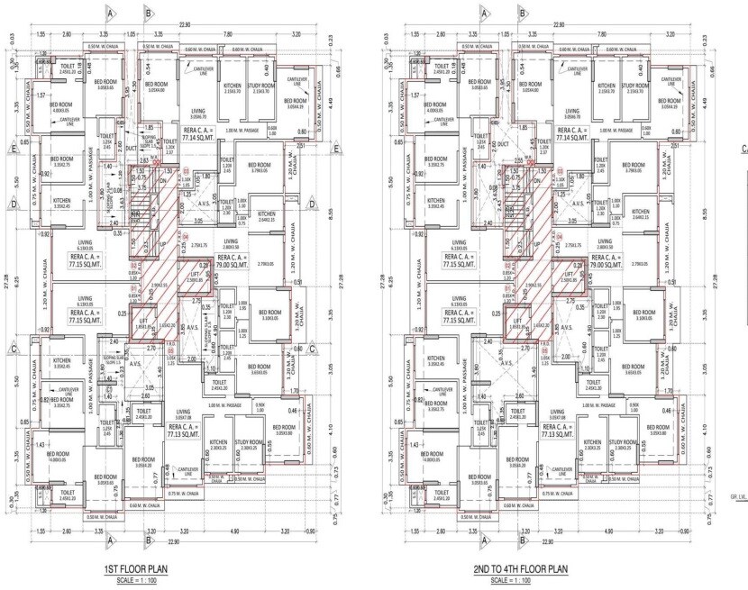 Manas Rangoli Residency Floor Plans