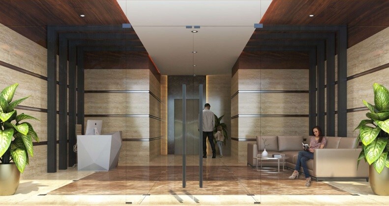 Manas Rangoli Residency Waiting Lounge