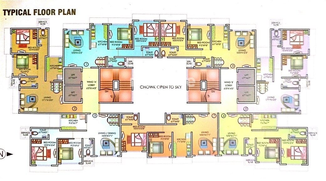 Mangal Prabhat CHS Floor Plans